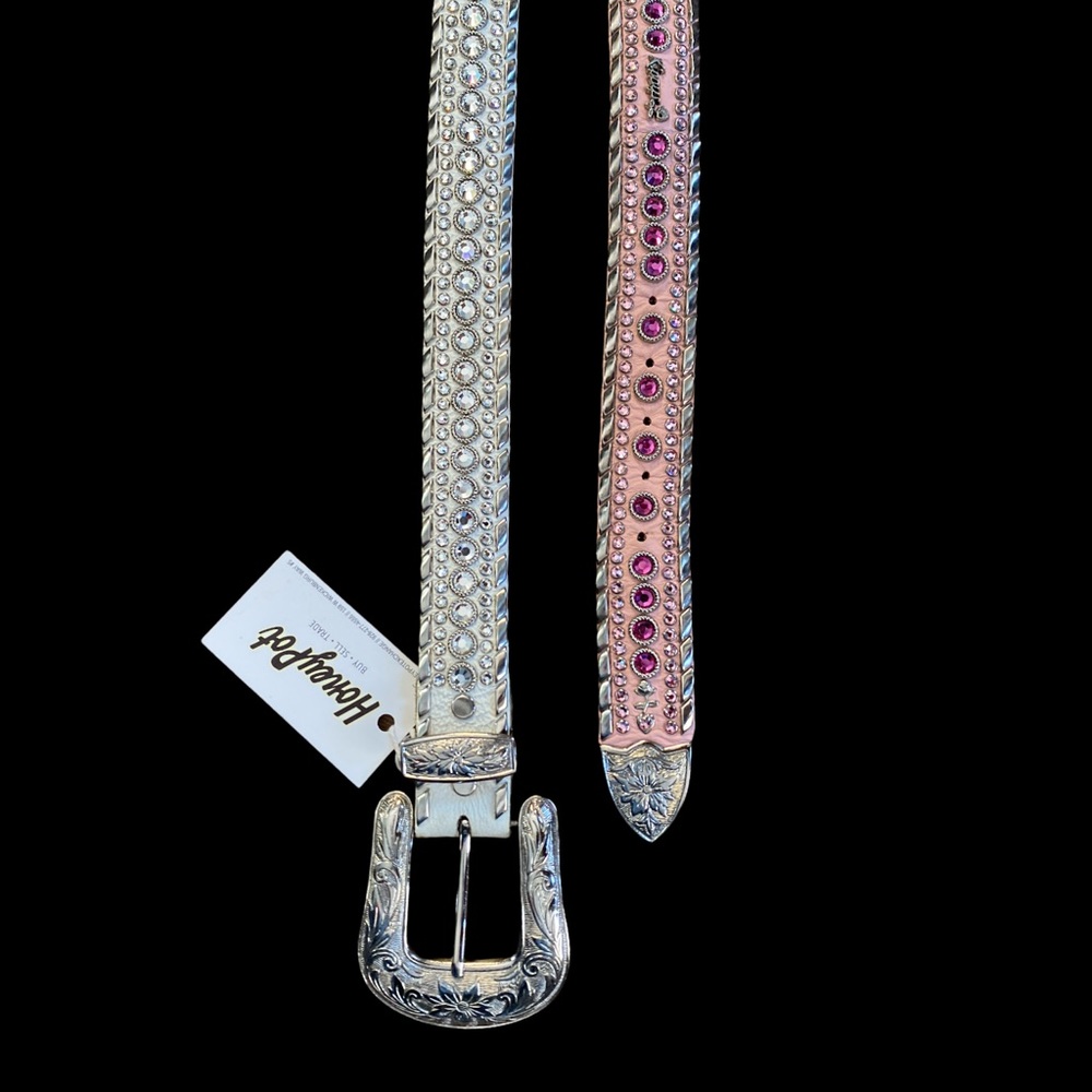 Leather Kippy’s Belt // Swarovski Crystals - Picture 2 of 6